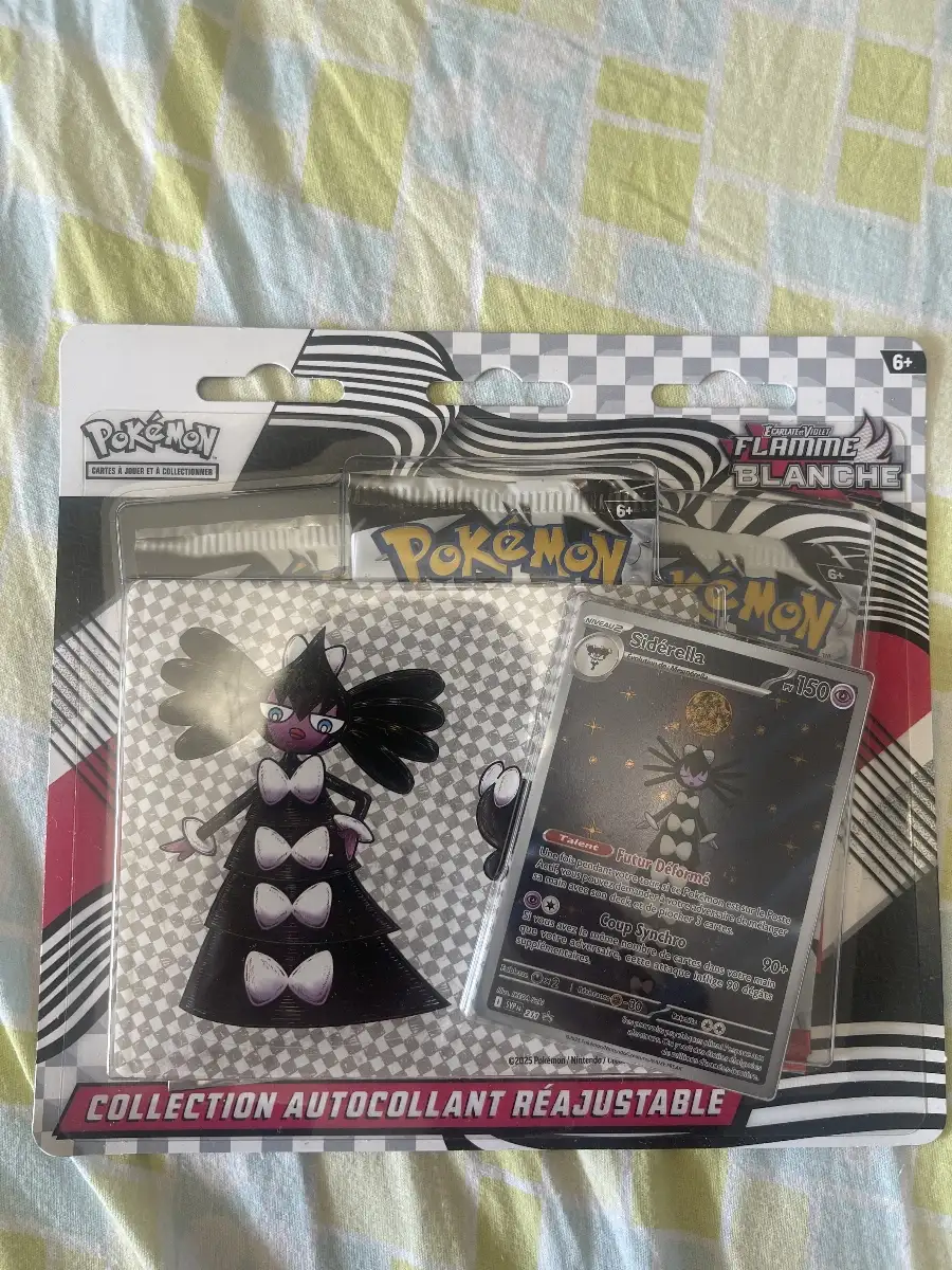 Tripack Pokémon 10.5 flamme blanche 3 booster Pokémon scellé