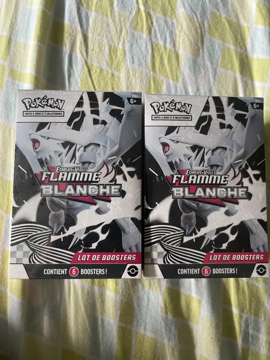 2 bundle scellé flamme blanche lot de 6 booster chacun