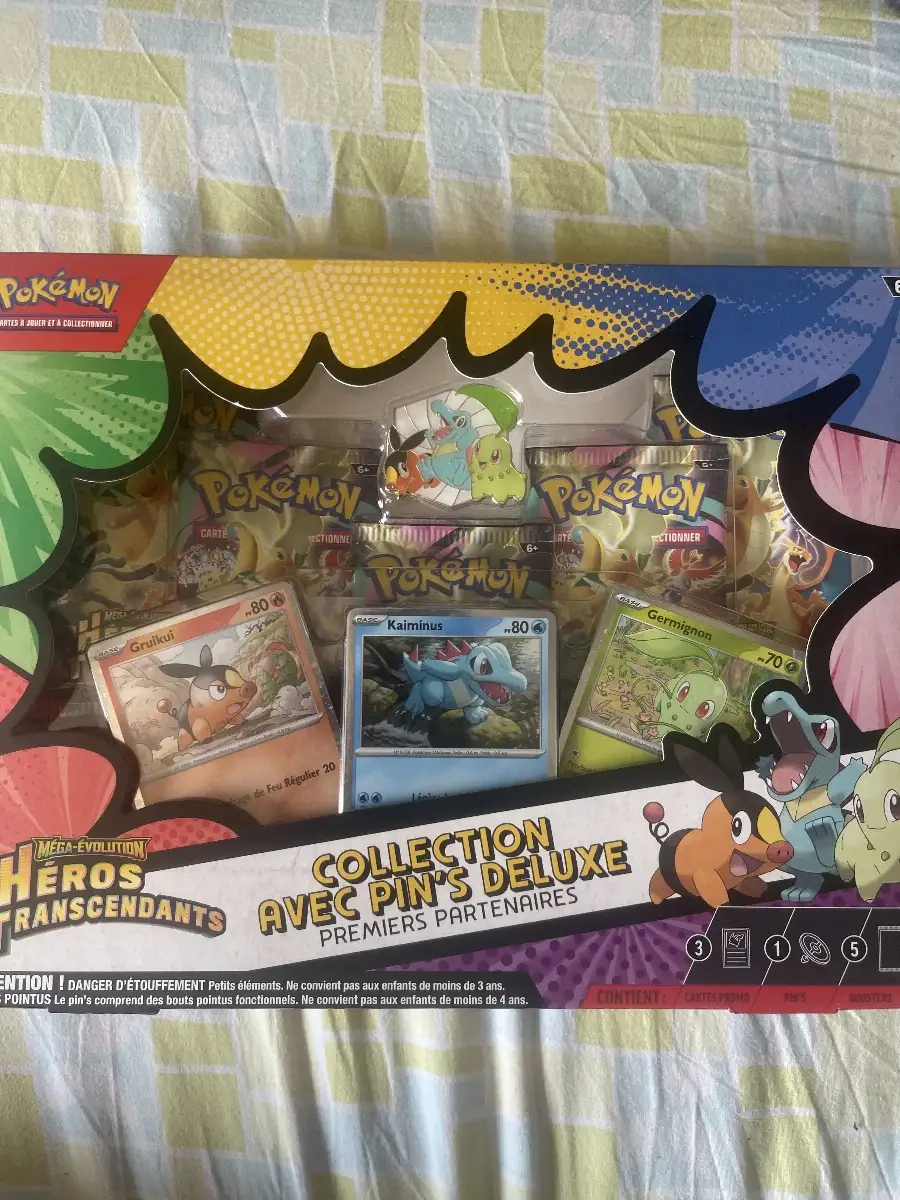 Coffret collection avec pins de luxe